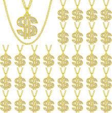 Load image into Gallery viewer, Exquisite Gold Dollar Sign Hip Hop Necklace for Casual and Costume Wear