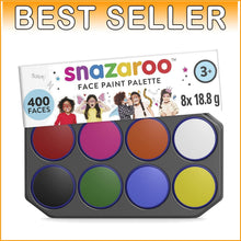 Load image into Gallery viewer, High-Quality 8-Color Face Paint Palette - Non-Toxic &amp; Easy to Remove with Soap