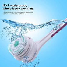 Load image into Gallery viewer, 5-in-1 Rechargeable Electric Body Brush - Long Handle Exfoliating Scrubber