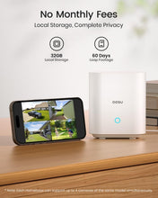 Load image into Gallery viewer, 166° Ultra-Wide Angle Wireless Solar Security Cameras with Color Night Vision