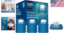 Load image into Gallery viewer, Oversized Aloe Wipes for Incontinence Care - 600 Count, Hypoallergenic Quality