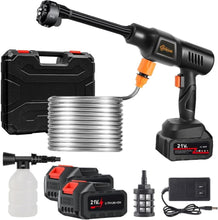 Load image into Gallery viewer, Cordless Battery-Powered Pressure Washer - 600 PSI with 2 Rechargeable Batteries