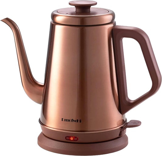 Rapid Boil Electric Kettle 1.0L with Gooseneck Spout & Auto Shut-Off Protection