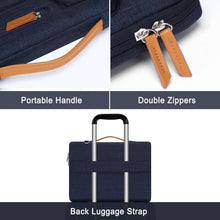 Load image into Gallery viewer, 360 Protective Laptop Shoulder Bag, 15-15.6 inch - Stylish Navy Blue Option