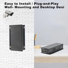 Load image into Gallery viewer, Efficient 90W PoE++ Injector Adapter - 10/100/1000Mbps High-Speed Connectivity