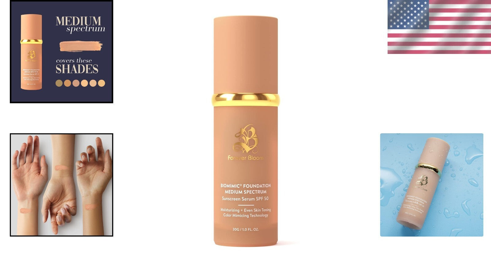 All-Day Wear Waterproof Foundation with Natural Finish for Gym and Dance Classes