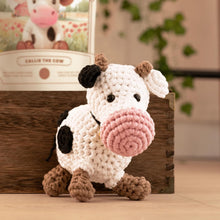 Load image into Gallery viewer, Amigurumi Farm Animal Crochet Kit - Beginner-Friendly with Video Tutorials