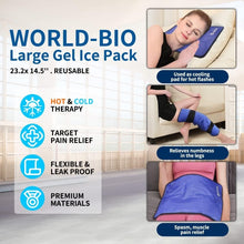Load image into Gallery viewer, Innovative Dual-Fabric Ice Pack with Hands-Free Straps for Superior Pain Relief