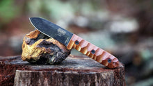 Load image into Gallery viewer, Premium Bushcraft PR4 Knife - Field Tested, Micarta Handle, Lifetime Warranty