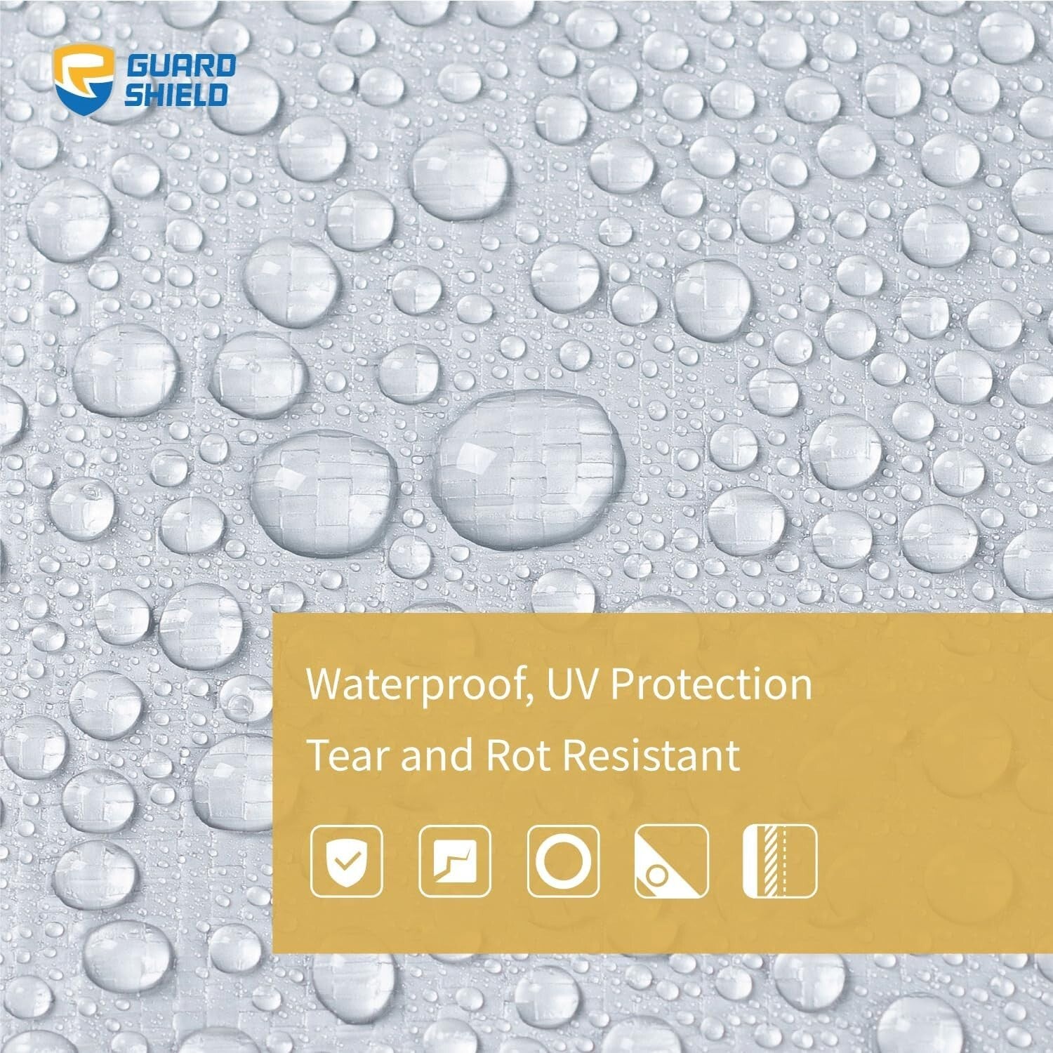 All-Purpose 10mil Silver Poly Tarp 16x20 - Strong, Durable, Weather-Resistant