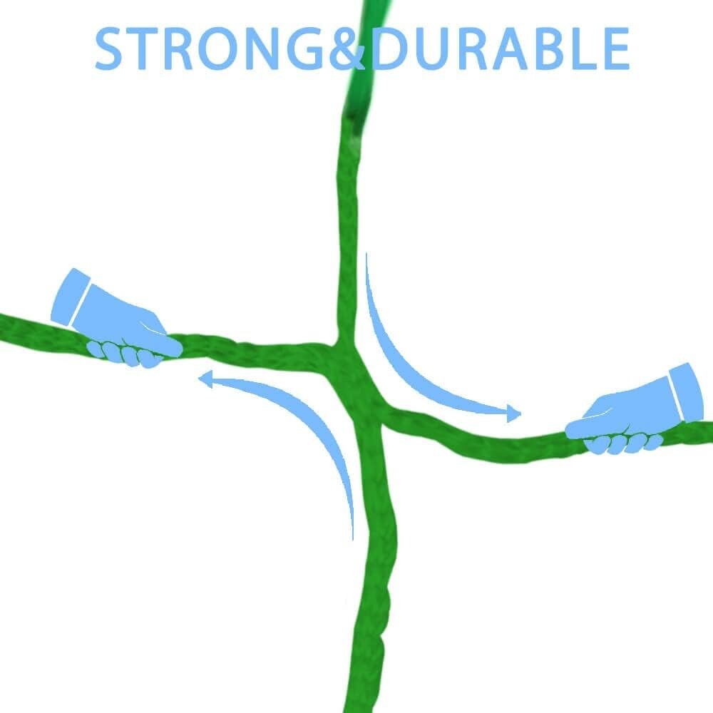 Durable Green Plant Support Net - 79''x328' Heavy Duty Mesh for Climbing Plants