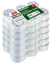 Load image into Gallery viewer, Premium Clear Packaging Tape - 36 Rolls, 65 Yards Each, Perfect for Shipping