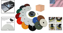 Load image into Gallery viewer, Wet/Dry Diamond Polishing Pads Kit with 11 Pieces for Polishing Stone Surfaces