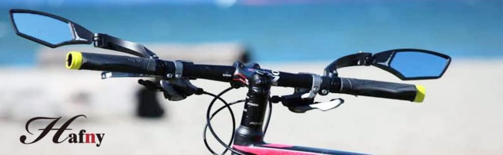 Durable Rearview Bike Mirror with Adjustable Clamp - Fits Most Handlebars