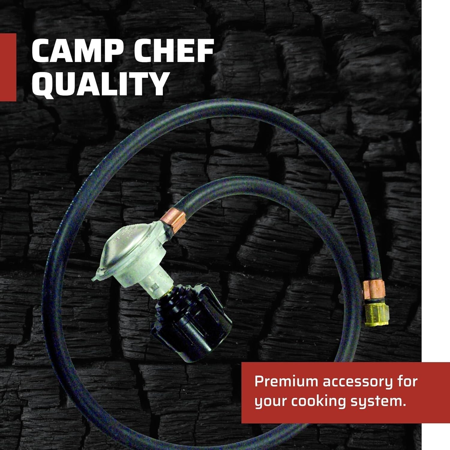 Lightweight Propane Hose with Standard Connector – Ideal for Camping Stoves