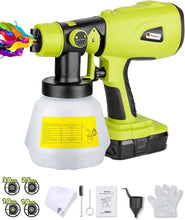 Load image into Gallery viewer, Cordless HVLP Paint Sprayer Compatible with Ryobi 18V - 4 Copper Nozzles