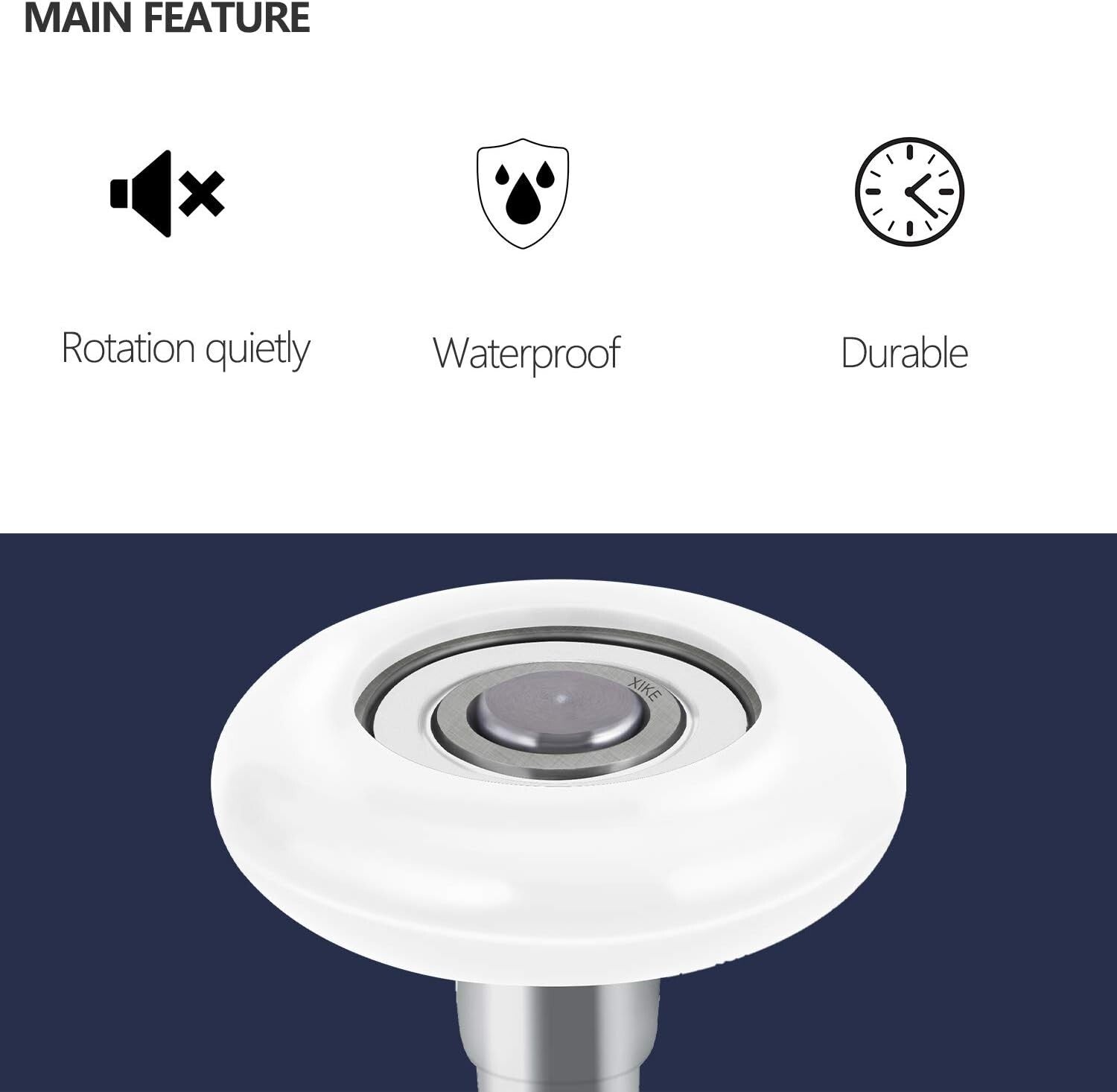 12 Pack 2" Nylon Casters with 7" Stem - High Load & Quiet Precision Bearings