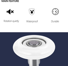 Load image into Gallery viewer, 12 Pack 2" Nylon Casters with 7" Stem - High Load &amp; Quiet Precision Bearings