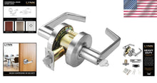 Load image into Gallery viewer, Stylish Heavy-Duty Keyed Lever Lock - Satin Chrome Finish for Commercial Spaces