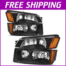 Load image into Gallery viewer, Dot Certified Clear Lens Headlights for 02-06 Chevrolet Avalanche - Easy Install