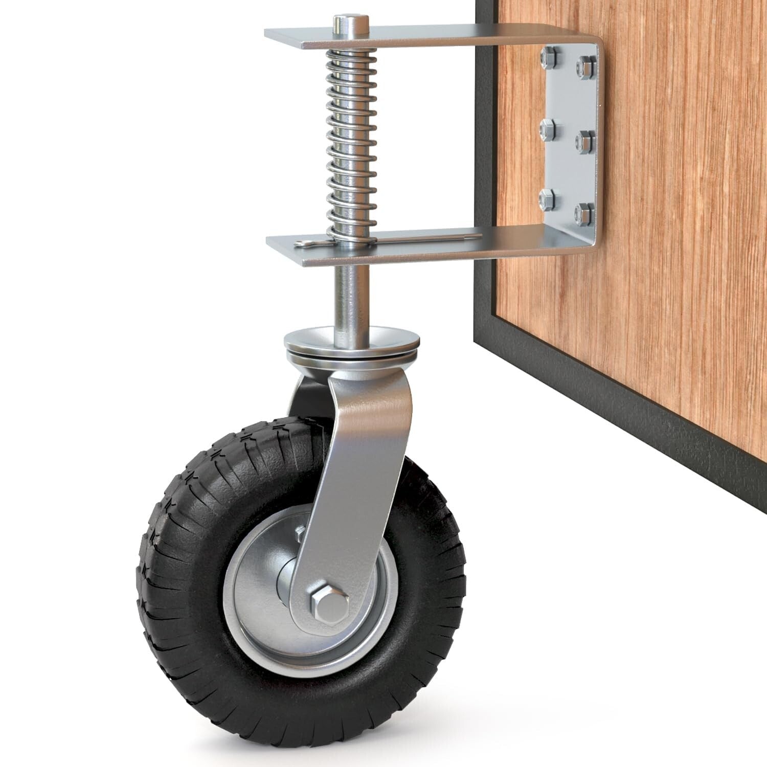 360-Degree Swivel Heavy Duty Gate Wheel for Smooth Operation on Cumbersome Gates