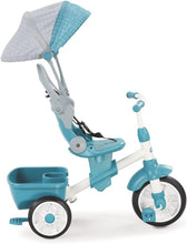 Load image into Gallery viewer, Lightweight Teal 4-in-1 Trike - Adjustable and Safe for Toddlers 9+ Months