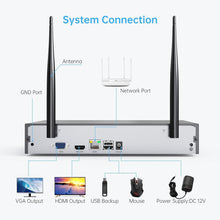 Load image into Gallery viewer, 1080P Wireless Home Security Cameras - 8 Channel, Night Vision, Plug &amp; Play