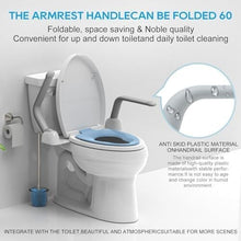 Load image into Gallery viewer, Heavy Duty, Foldable Toilet Rails for Elderly - Safety Assist up to 520 lbs
