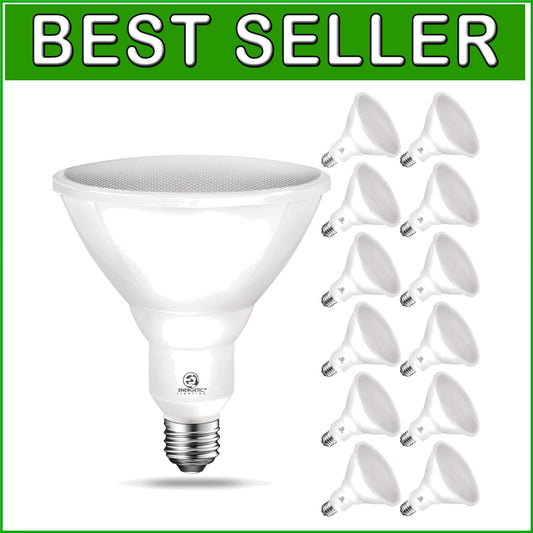 Bright 12-Pack LED Outdoor Bulbs, 11W Non-Dimmable Daylight 5000K Equivalent 90W