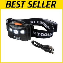 Load image into Gallery viewer, Rechargeable 400 Lumen LED Headlamp with Adjustable Strap for Outdoor Adventures