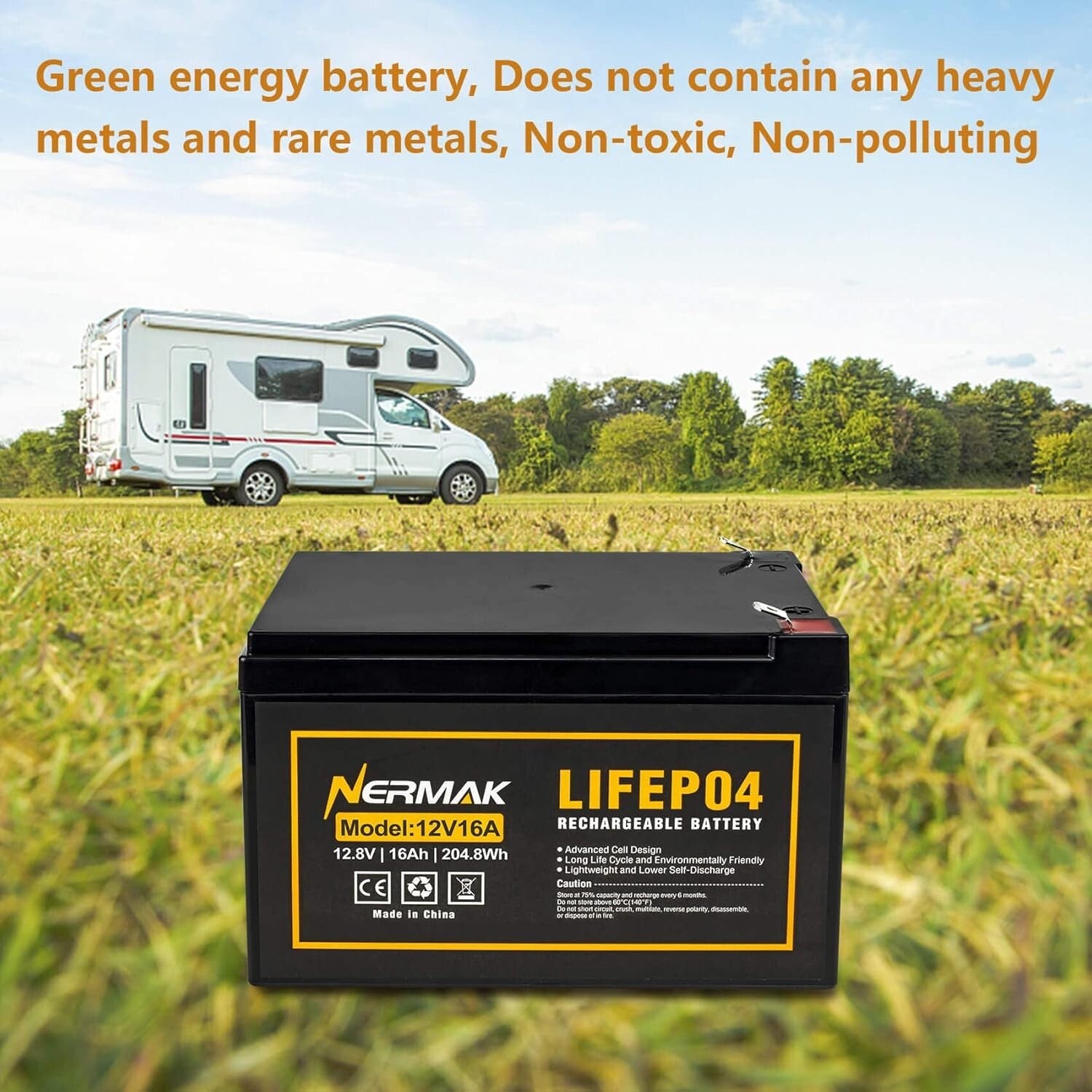 12V 16Ah Lithium Battery with 2000+ Cycles – Ideal for Eco-Friendly Power Supply