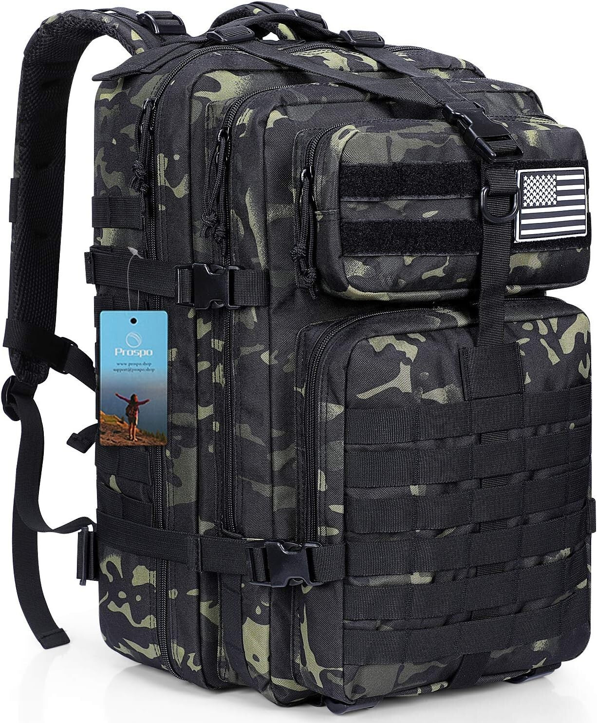 Lightweight Hydration Compatible Tactical Backpack - Ideal for Outdoor Sports