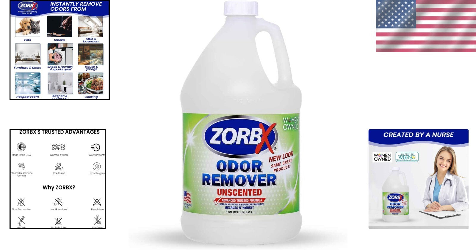 Advanced 128 Oz Odor Remover Spray - Trusted Formula for Strong Odor Elimination