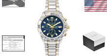 Load image into Gallery viewer, Premium Quartz Men's Watch - Two-Tone Stainless Steel, Water-Resistant &amp; Durable