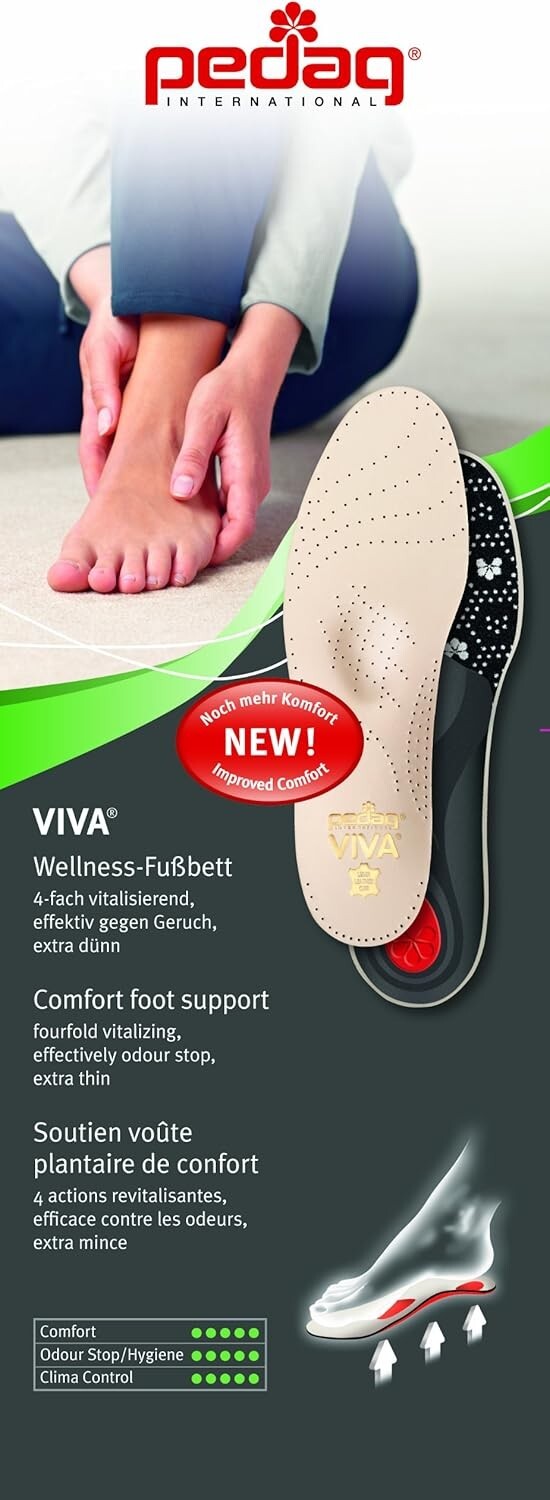 Eco-Friendly Leather Arch Support Insoles for Plantar Fasciitis Relief - Tan