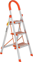 Load image into Gallery viewer, 350lbs Lightweight Foldable 3-Step Stool with Anti-Slip Grip | Home &amp; Kitchen