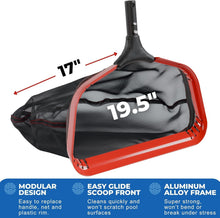 Load image into Gallery viewer, Ultimate ProTuff 19" Pool Cleaning Net - Strong Aluminum Frame &amp; Quick Attach