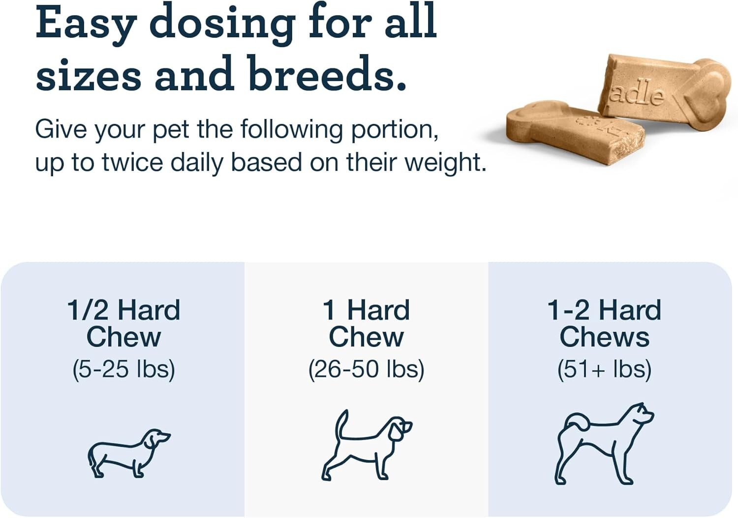 Chillers Calming Hard Chews – Chicken Flavor Anxiety Relief for Dogs 6ct, 2-Pack