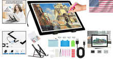 Load image into Gallery viewer, Multi-Functional A4 Dimmable Light Board for Crafting &amp; Drawing - 0.2'' Thick