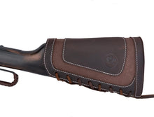 Load image into Gallery viewer, Stylish Leather-Bound Recoil Pad Extension &amp; Shell Holder for Rifles &amp; Shotguns