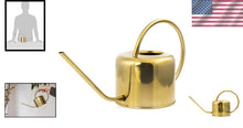 Load image into Gallery viewer, Lightweight Vintage Gold Watering Can - Ergonomic Design, No Assembly Needed