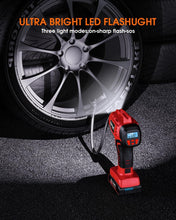 Load image into Gallery viewer, Field-Ready Tire Air Pump - Digital Pressure Gauge, 160 PSI &amp; Dual Power Supply