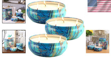Load image into Gallery viewer, Natural Citronella Candle Set in Stylish Tin - Ideal for Outdoor Gatherings