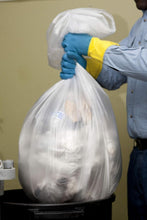 Load image into Gallery viewer, 60 Gallon Heavy Duty Clear Trash Bags - 100 Pack for Reliable Waste Disposal