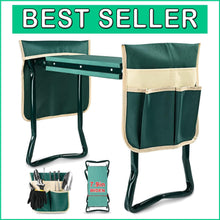 Load image into Gallery viewer, Thickened Garden Kneeler and Seat - Heavy Duty, Portable Gardening Stool