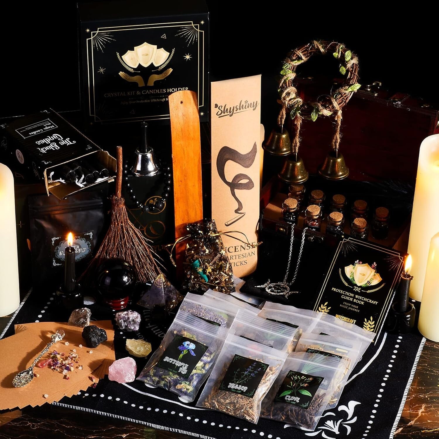 Witchcraft Starter Kit: 125 Essential Supplies for Protection & Spell Crafting