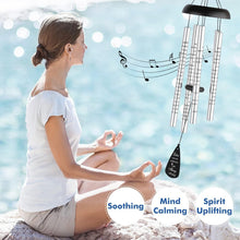 Load image into Gallery viewer, Elegant 36'' Memorial Wind Chimes with Healing Poem - Perfect for Grief Support