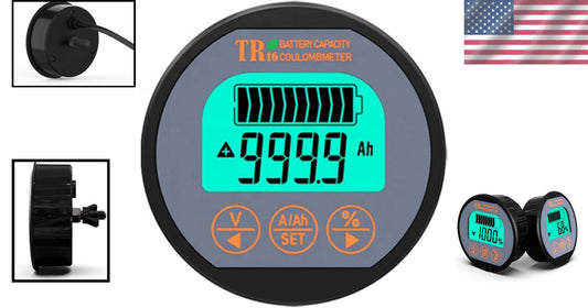 Electric Vehicle Battery Monitor: 8-80V, 0-100A - Reliable Performance Tracker