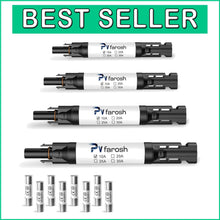 Load image into Gallery viewer, 10A In-line Fuse Holder Set with Waterproof Design and 8 Fuses - Solar Ready