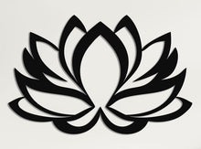 Load image into Gallery viewer, Contemporary Lotus Flower Metal Decor - 18" x 12" - Perfect for Home &amp; Office